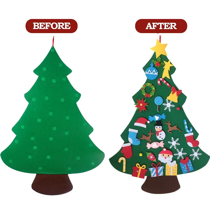 DIY Felt Christmas Tree for Kids