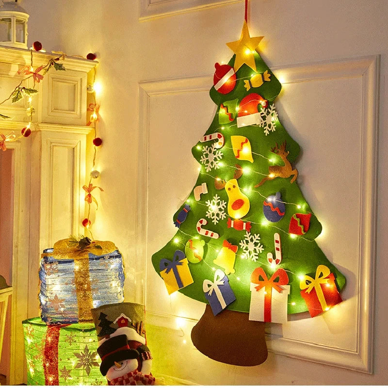 DIY Felt Christmas Tree for Kids