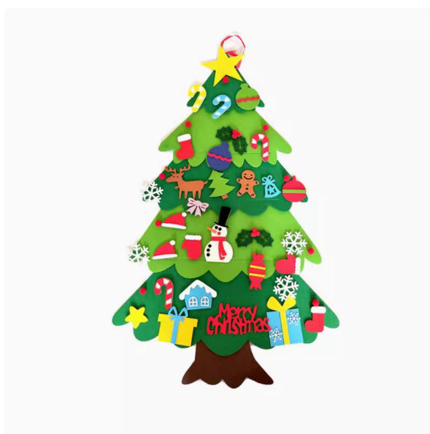 DIY Felt Christmas Tree for Kids