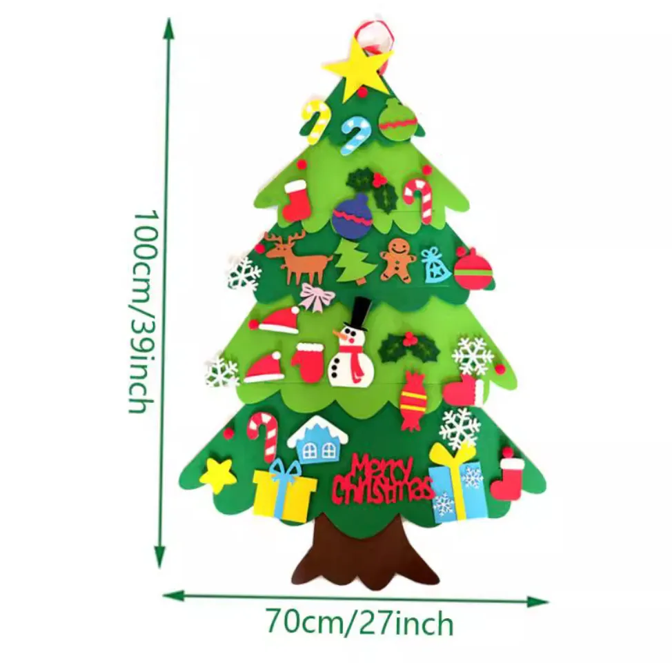 DIY Felt Christmas Tree for Kids
