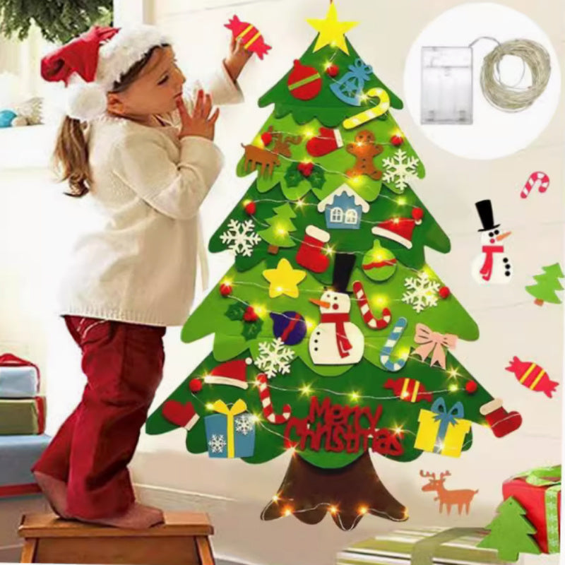 DIY Felt Christmas Tree for Kids